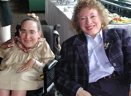 Linda Dickerson with Joyce Bender